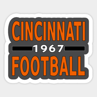 Cincinnati Football Classic Sticker